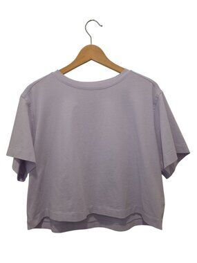 Lululemon All Yours Lavender Cropped Athleisure T-Shirt Women's Sz 12